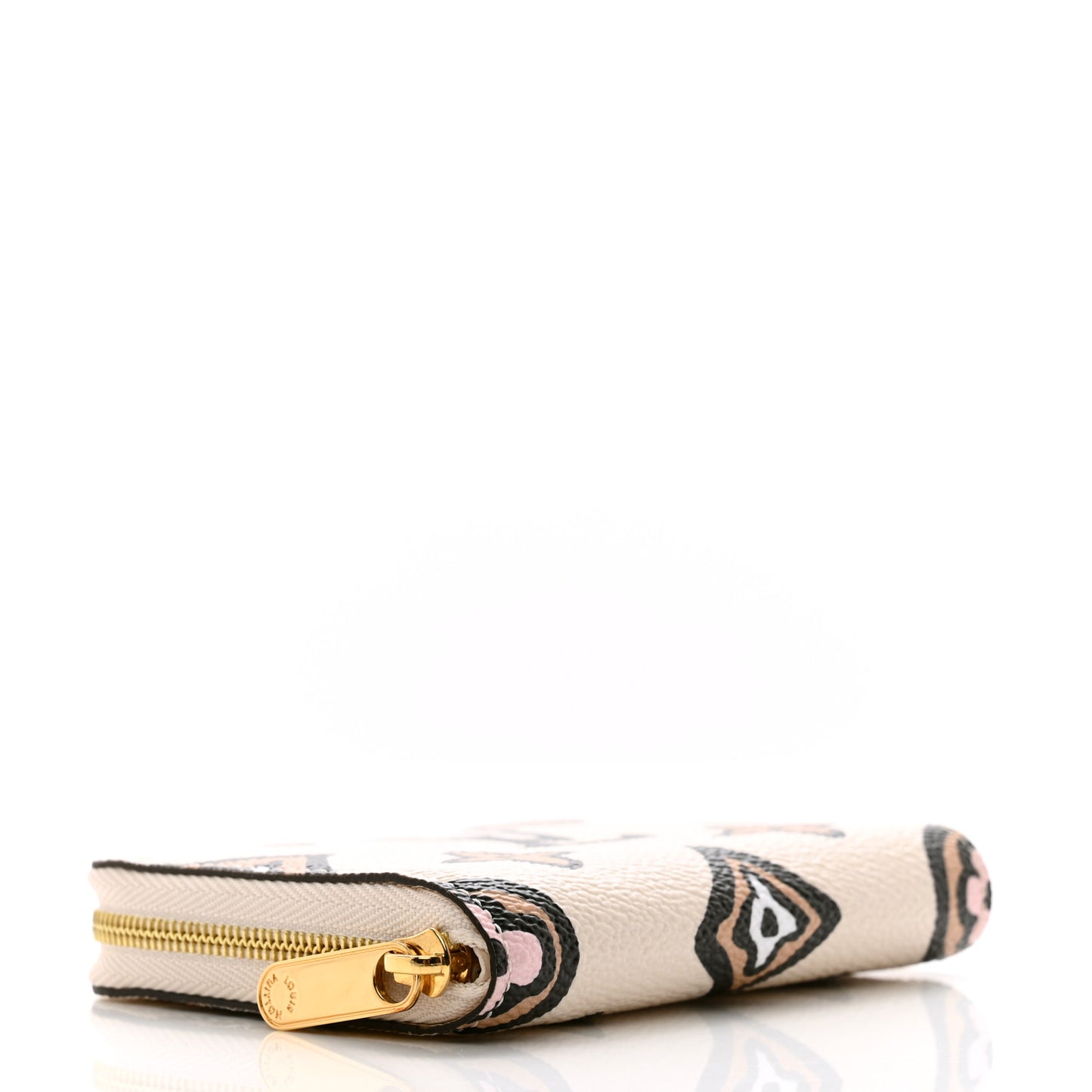 Monogram Giant Wild At Heart Zippy Coin Purse Creme
