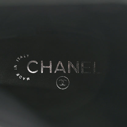 Chanel Calfskin Ascot CC Boots 39 Black 7 of 10