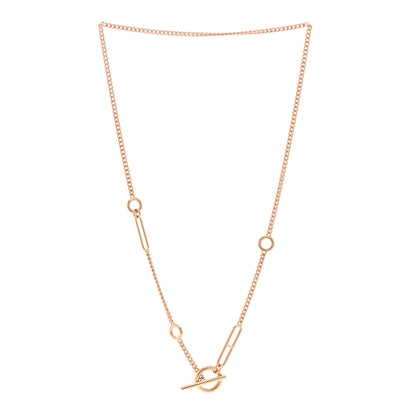 Hermes 18K Rose Gold Echappee Necklace ST 3 of 5