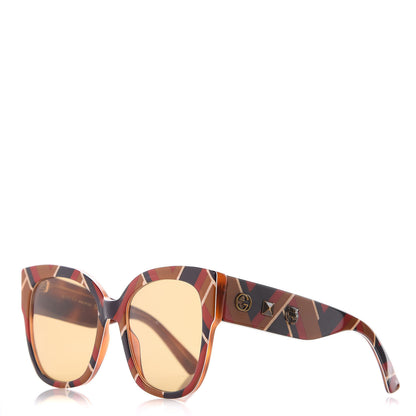 Gucci Acetate Square Frame Sunglasses GG0059S Multicolor 1 of 6
