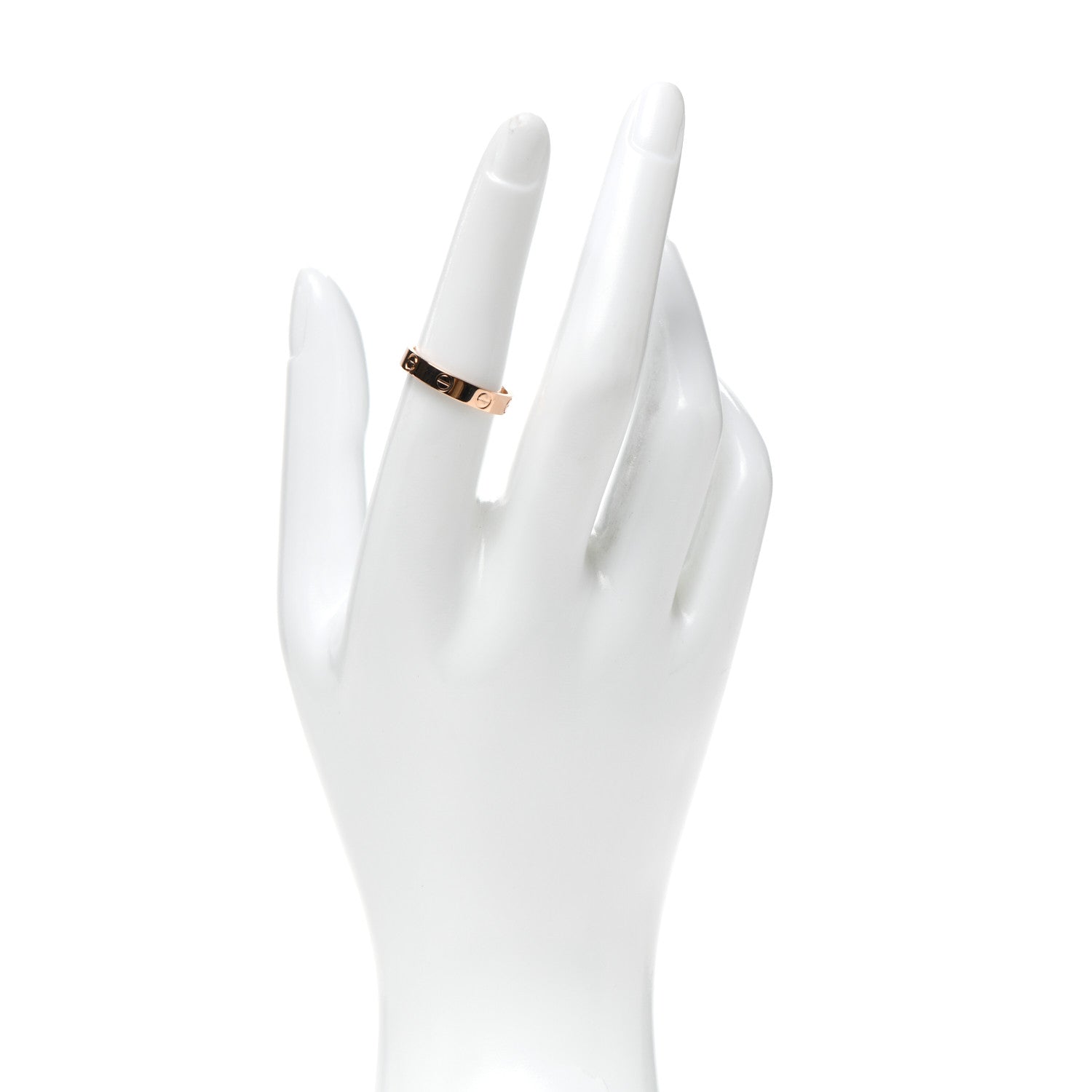 Cartier 18K Pink Gold 3.5mm LOVE Wedding Band Ring 54 7 3 of 10