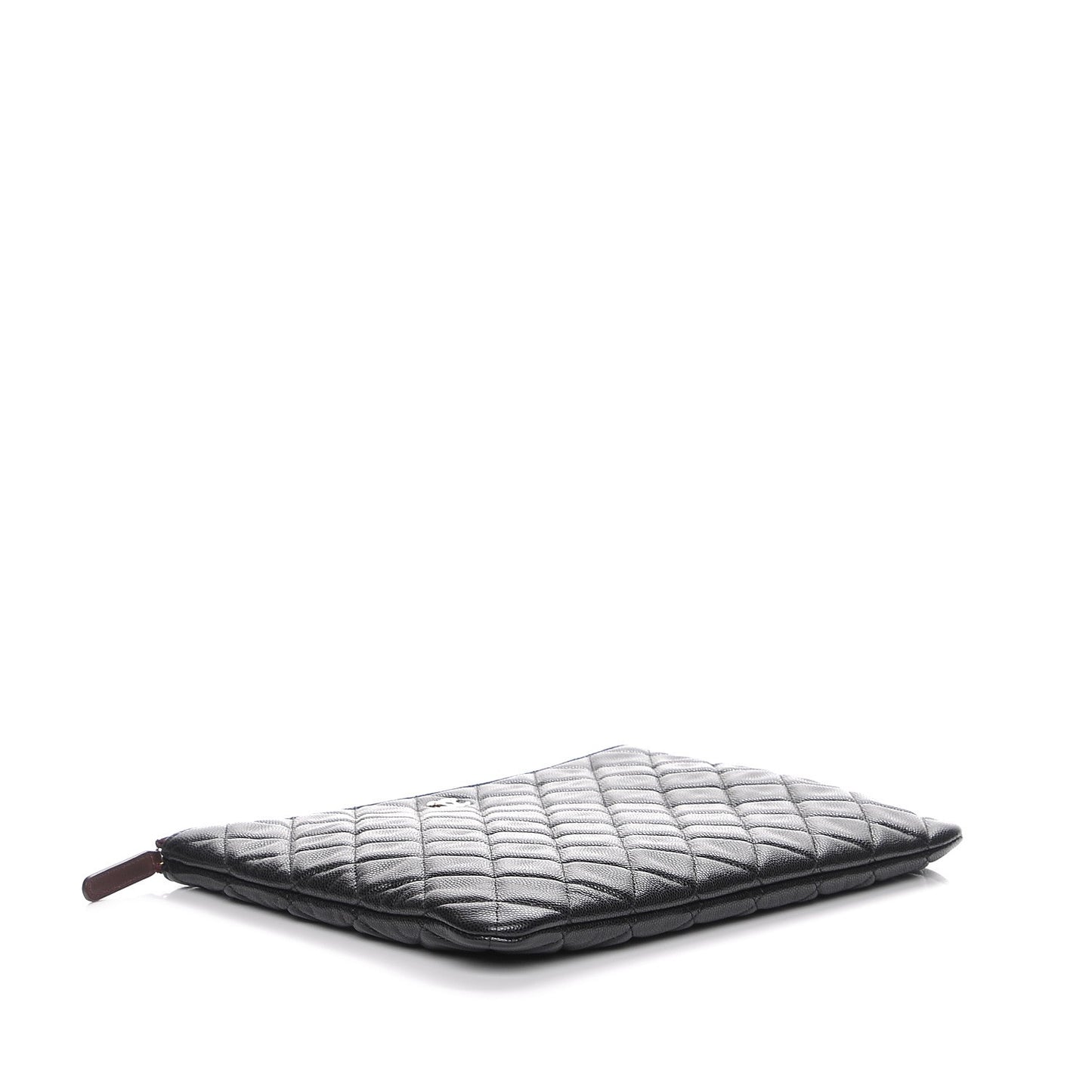 Caviar Quilted Medium Cosmetic Case Black