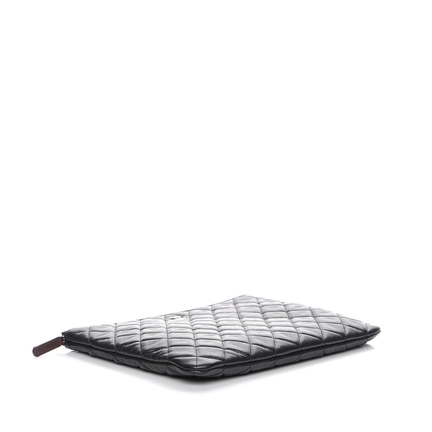 Chanel Caviar Quilted Medium Cosmetic Case Black 4 of 8