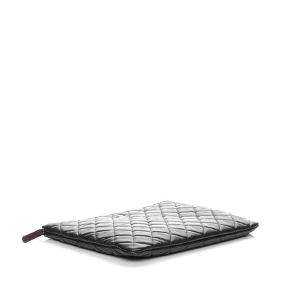Chanel Caviar Quilted Medium Cosmetic Case Black 4 of 8