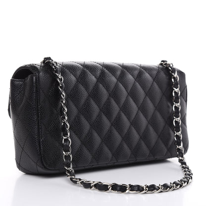 Chanel Caviar Quilted East West Flap Black 3 of 10