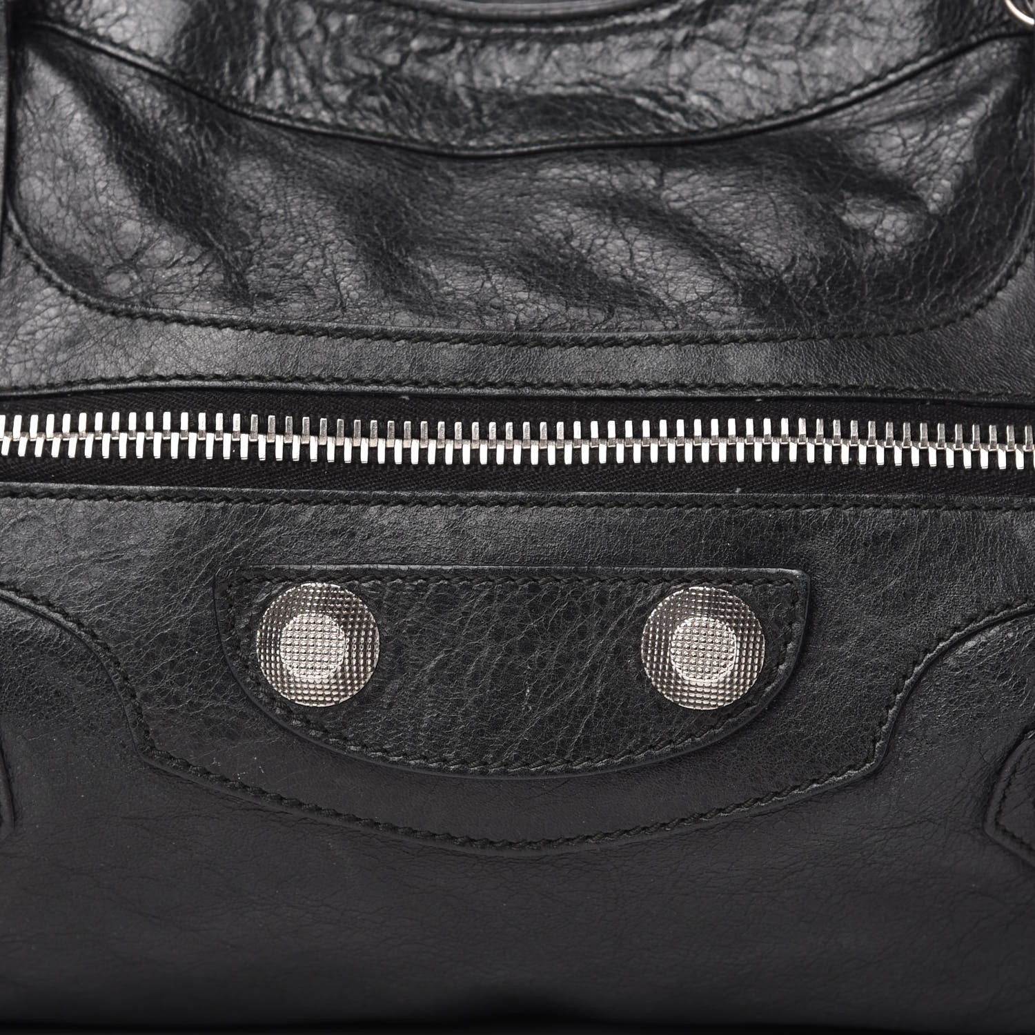 Balenciaga Agneau Giant 21 Silver Hardware City Black 10 of 15