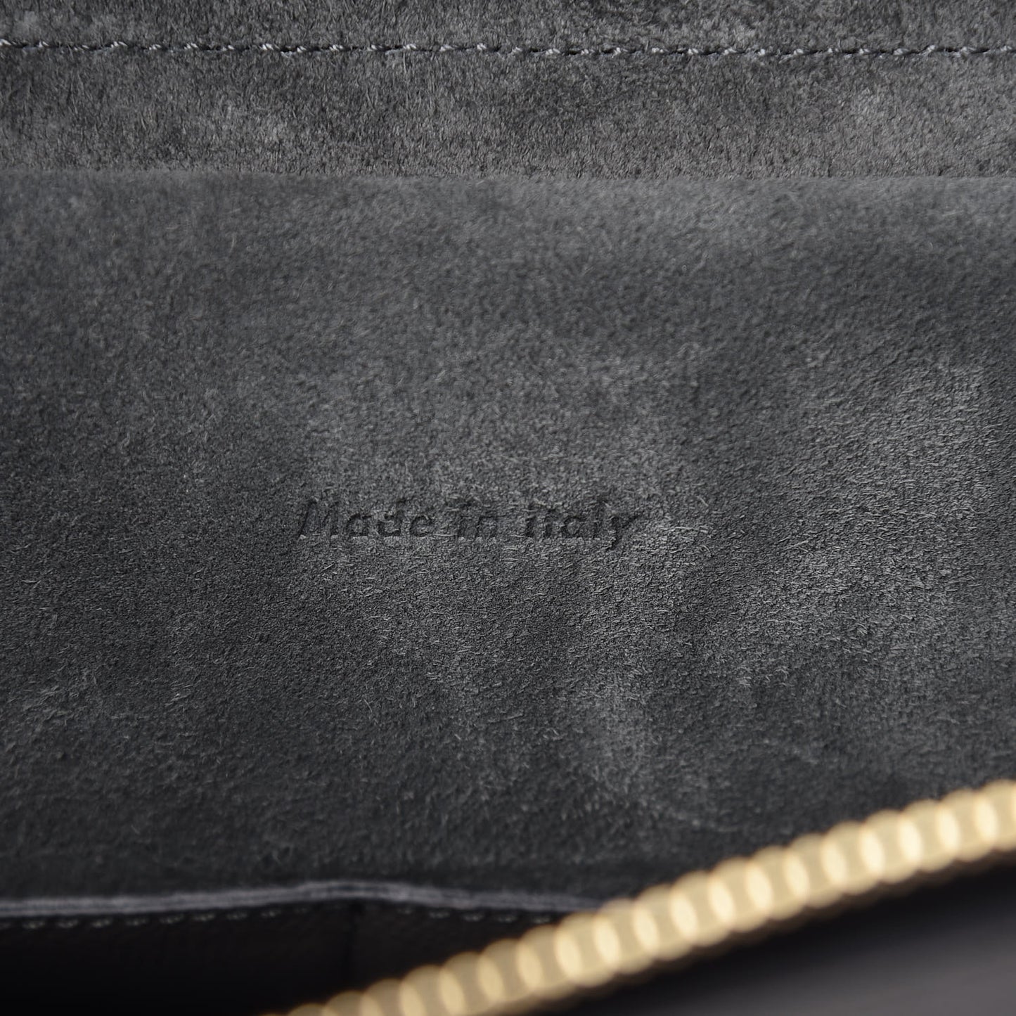 Drummed Calfskin Small Belt Bag Grey