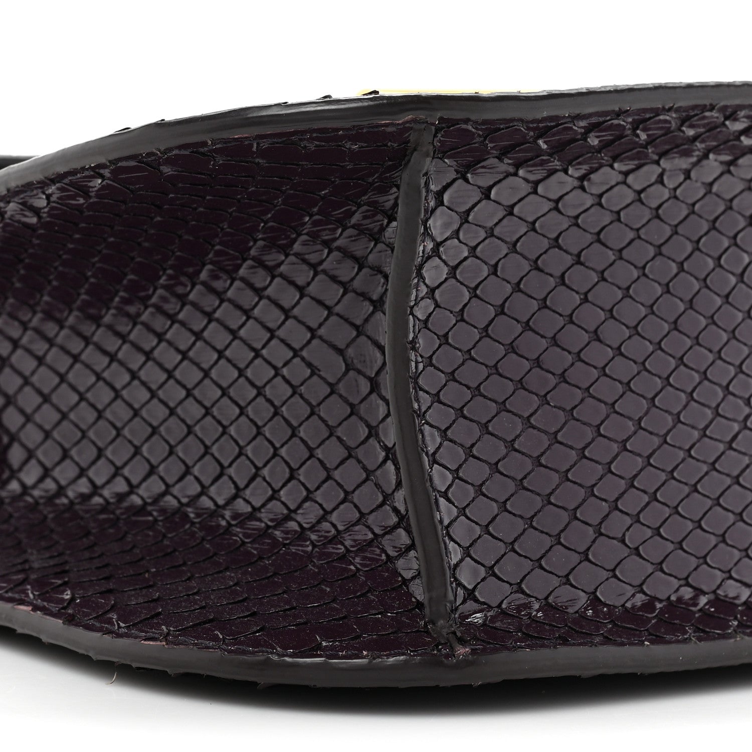 Tom Ford Snakeskin Small T Clasp Tara Crossbody Bag Burgundy 8 of 13