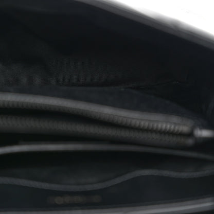 Saint Laurent Calfskin Y Quilted Monogram Monochrome Small Loulou Chain Satchel Black 5 of 10