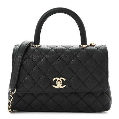 Chanel Caviar Quilted Mini Coco Handle Flap Black 1 of 10