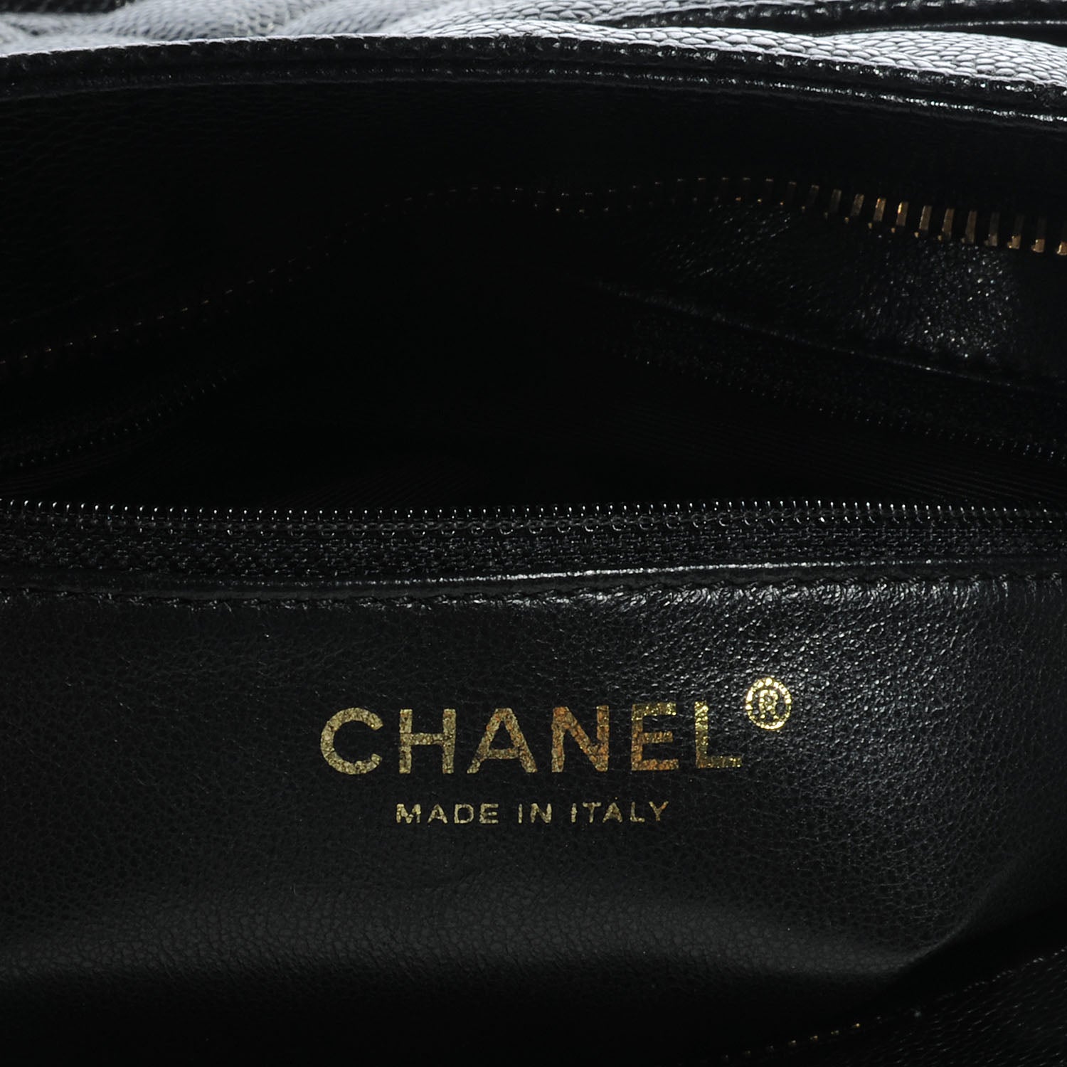 Chanel Caviar Medallion Tote Black 6 of 7