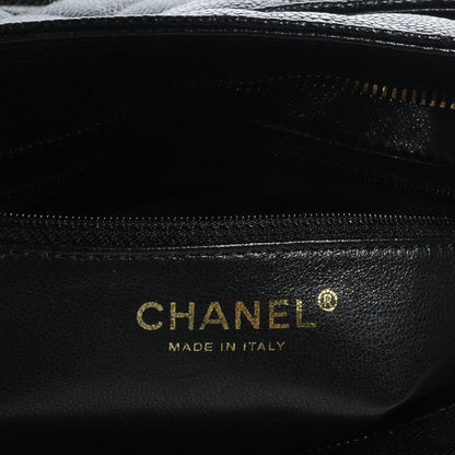 Chanel Caviar Medallion Tote Black 6 of 7