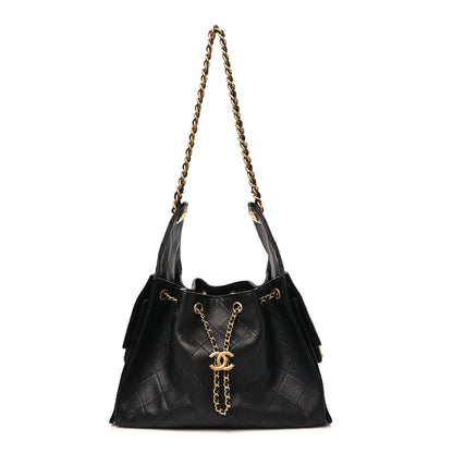 Chanel Caviar Quilted Small Chanel 25 Handbag Black 1 of 12