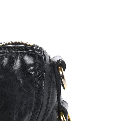 Prada Vitello Shine Shopping Satchel Black 19 of 20