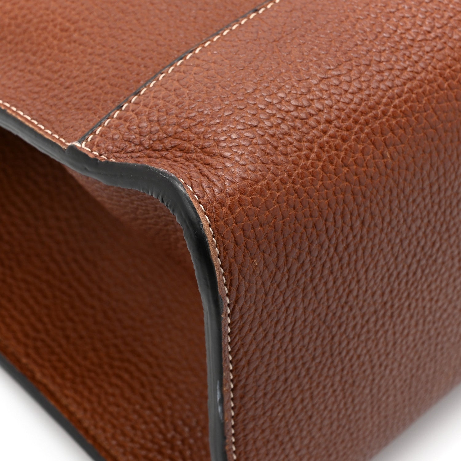 Mulberry Classic Grain Calfskin Medium Chiltern Satchel Oak 12 of 15