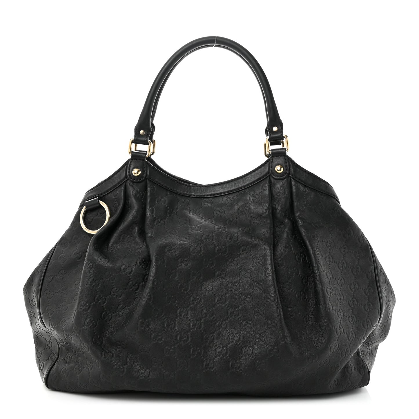 Guccissima Large Sukey Tote Black