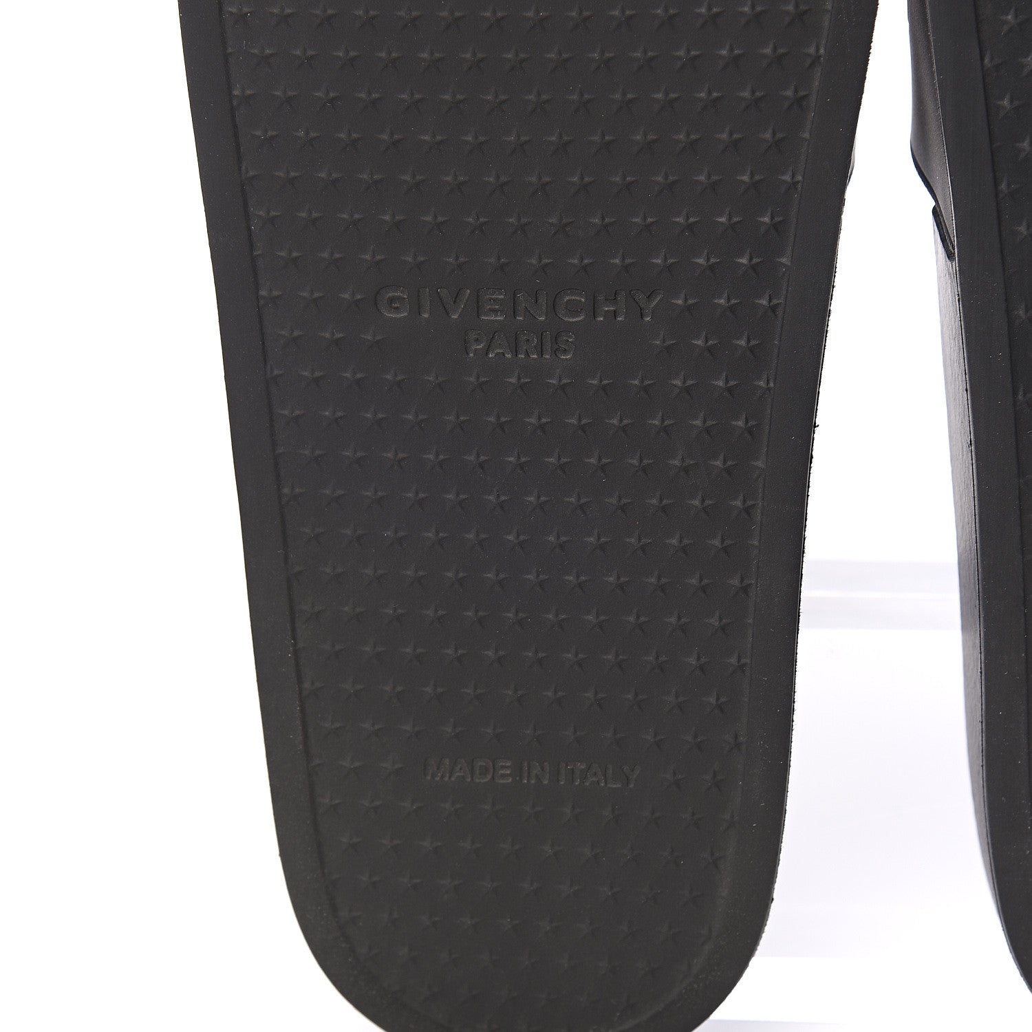 Givenchy Rubber Logo Pool Slide Sandals 38 Black 6 of 10