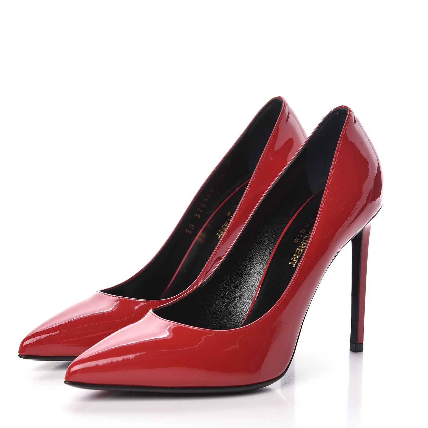 Patent Classic Paris 105 Escarpin Pumps 37 New Red