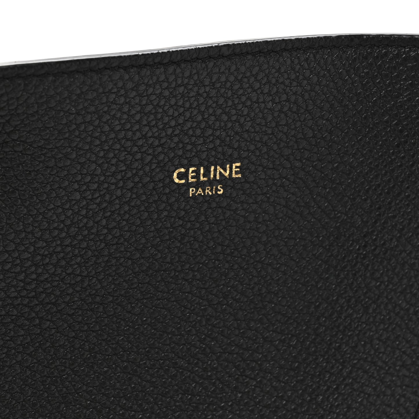 Soft Grained Calfskin Small Belt Cabas Phantom Black