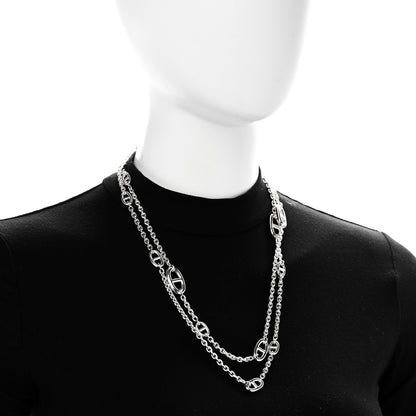 Hermes Sterling Silver Farandole Necklace 120 2 of 6