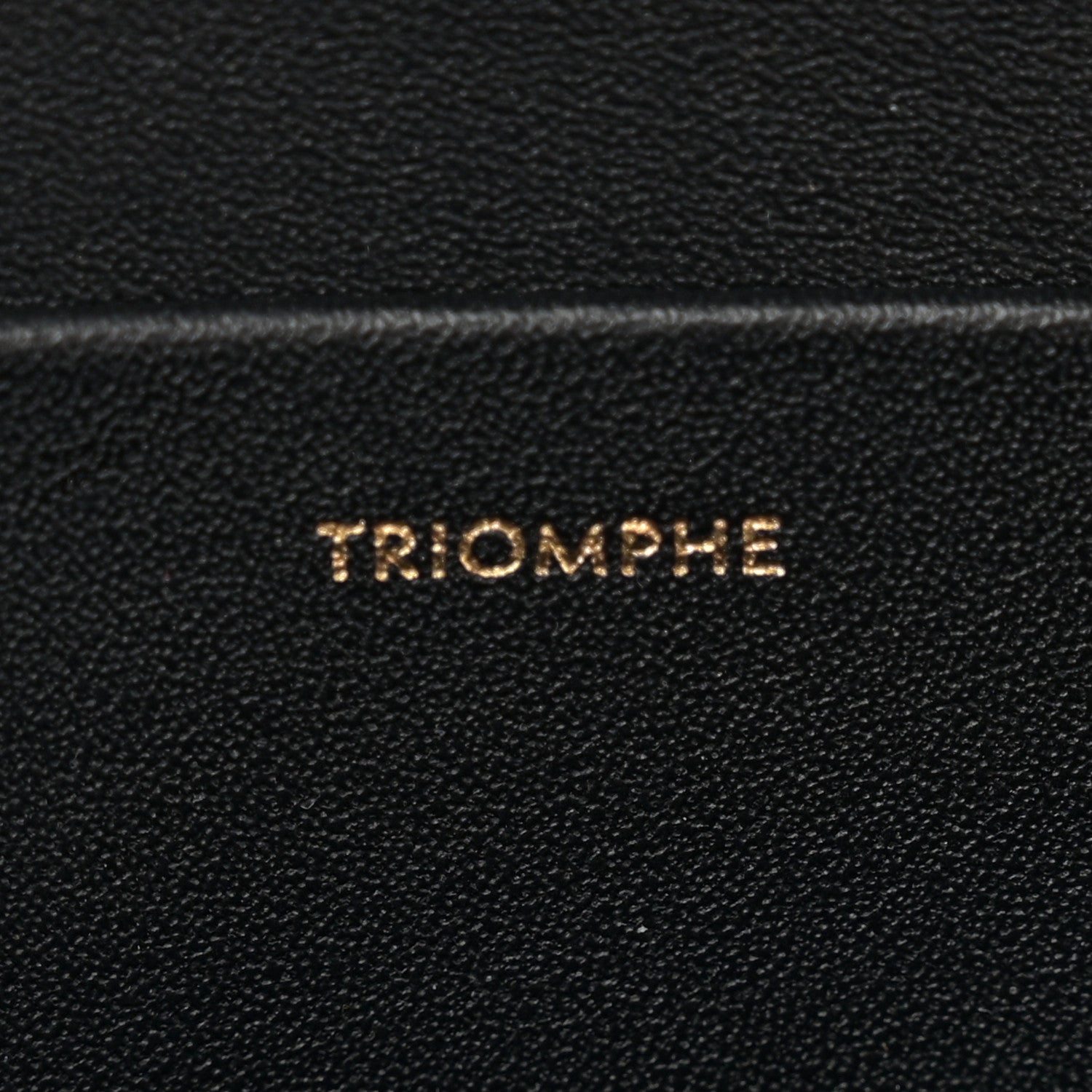 Celine Shiny Calfskin Medium Triomphe Black 7 of 14
