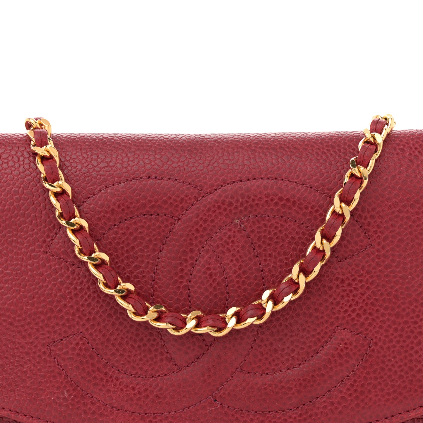 Caviar Timeless CC Wallet On Chain WOC Red