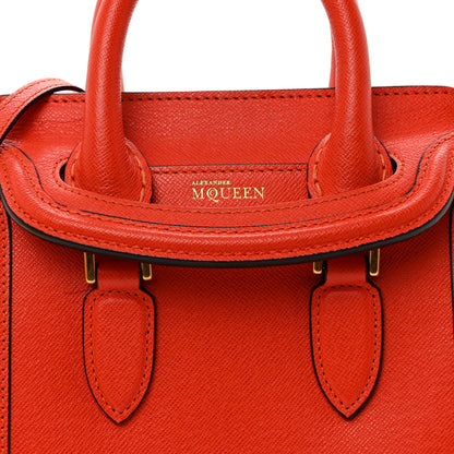 Alexander McQueen Grain Calfskin Mini Heroine Orange 9 of 11