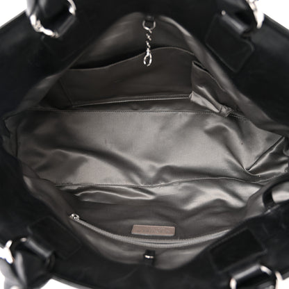Chanel Lambskin East West Soho Shopper Black 5 of 15