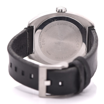 Gucci Stainless Steel Calfskin 44mm GG2570 Toscano Quartz Watch Black 5 of 9
