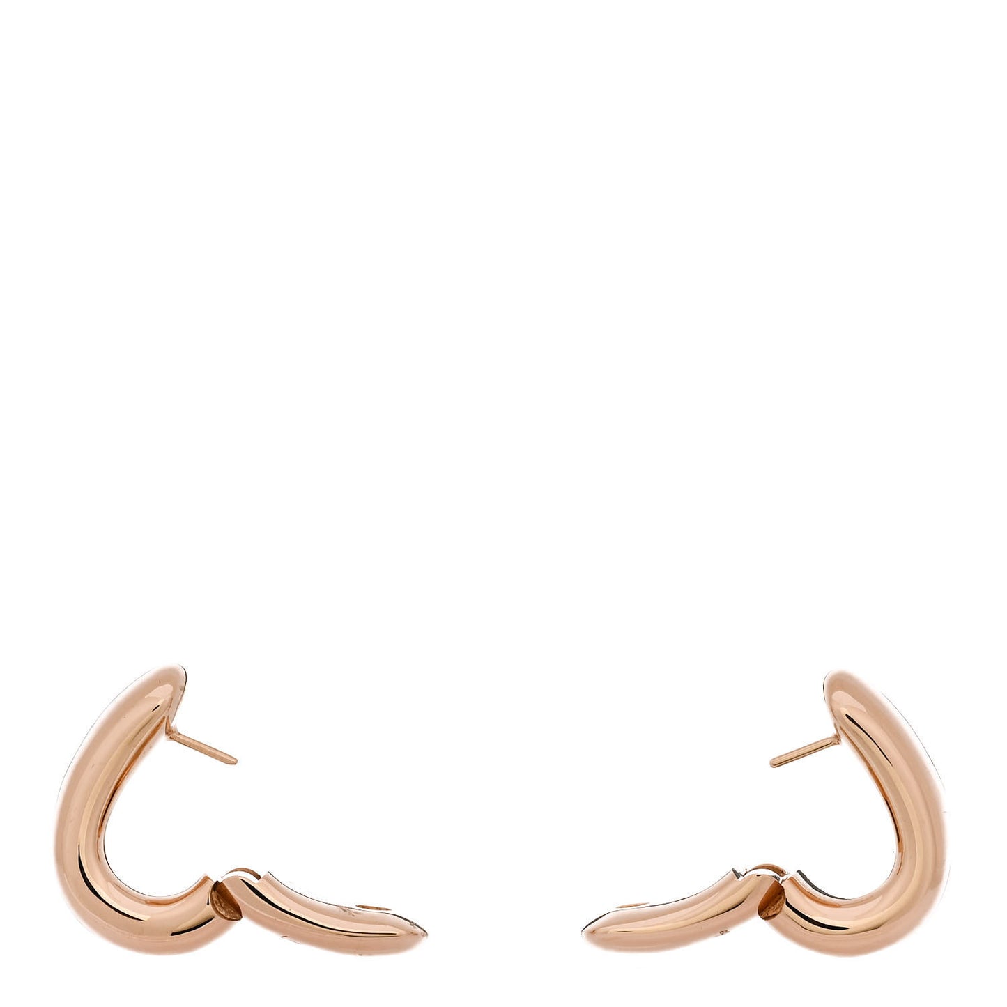 18K Rose Gold Iconica Hoop Earrings