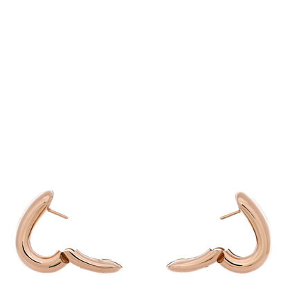 Pomellato 18K Rose Gold Iconica Hoop Earrings 3 of 4