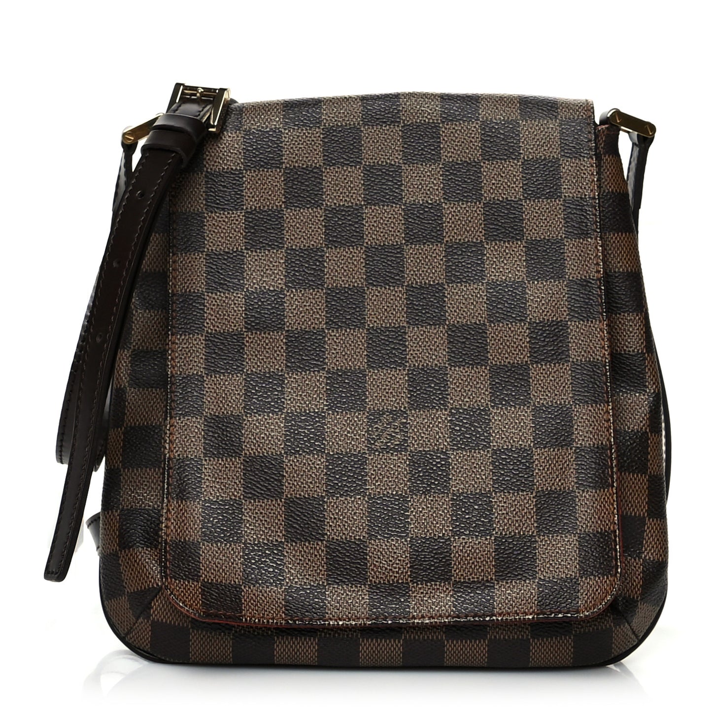Damier Ebene Musette Salsa Long Strap