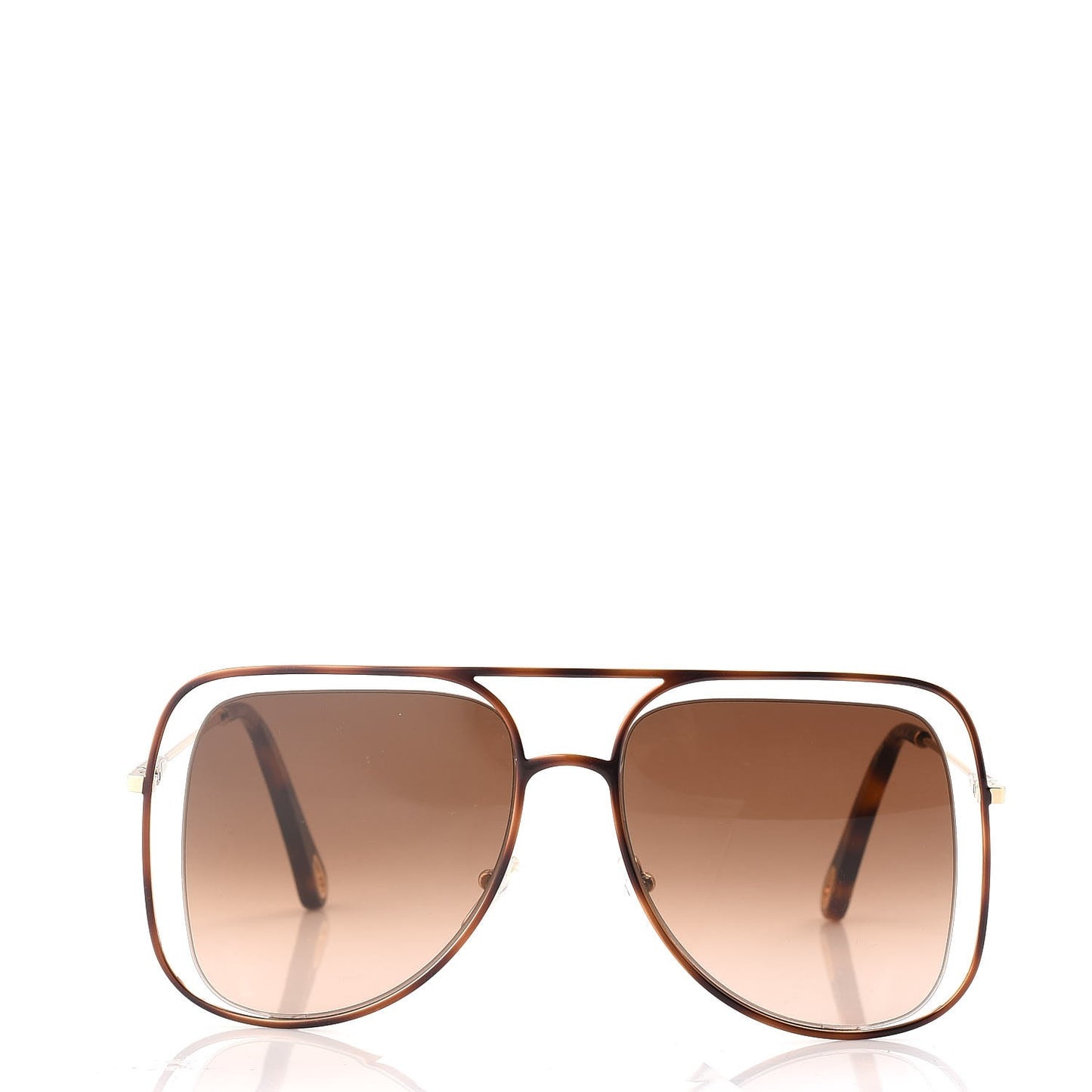 Poppy Aviator Sunglasses CE 130S Gold Havana