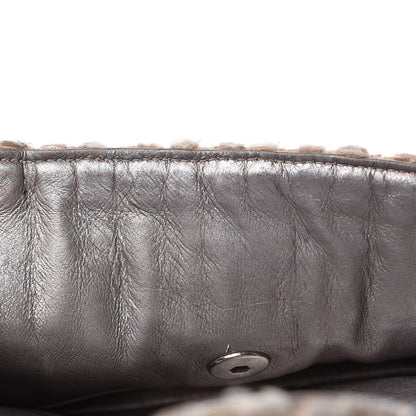 Chanel Tweed Quilted Single Flap Beige 16 of 18