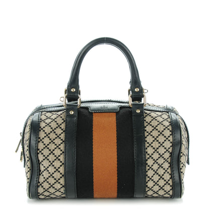 Gucci Diamante Vintage Web Small Boston Black 1 of 7