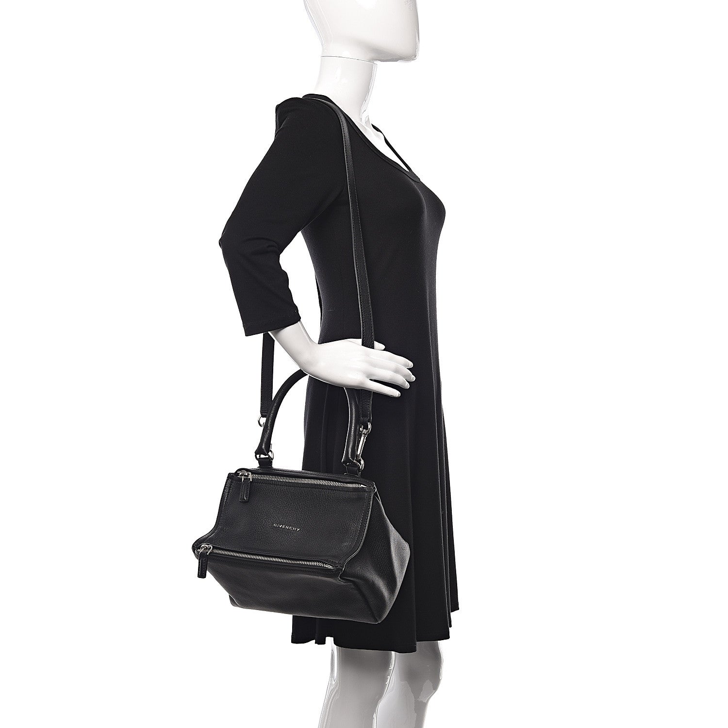 Givenchy Sugar Goatskin Small Pandora Black 2 of 10