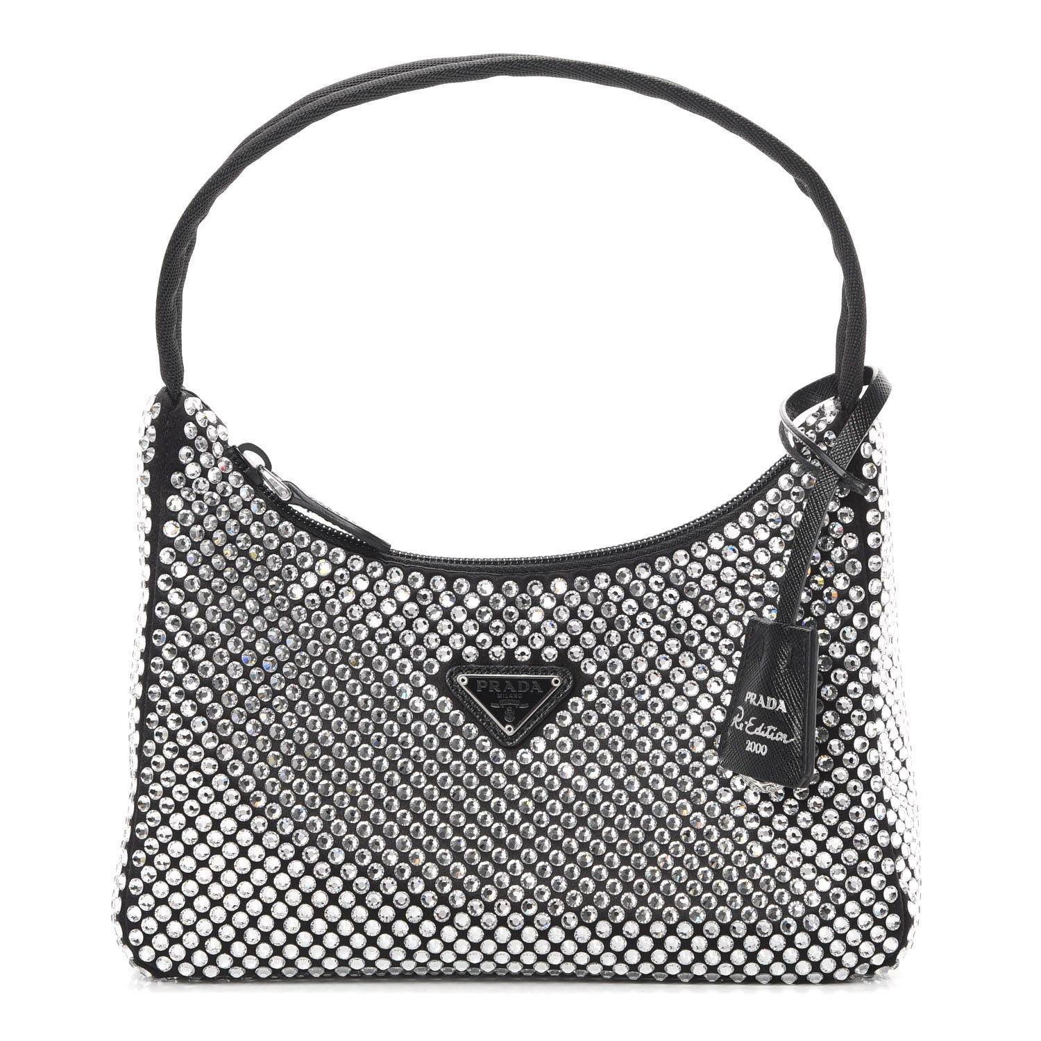 Prada Satin Crystal Mini Re-Edition 2000 Bag Cristal 1 of 11