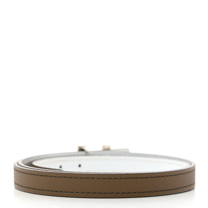 Hermes Epsom Swift 13mm H Medor Belt 70 28 White Etoupe 2 of 8