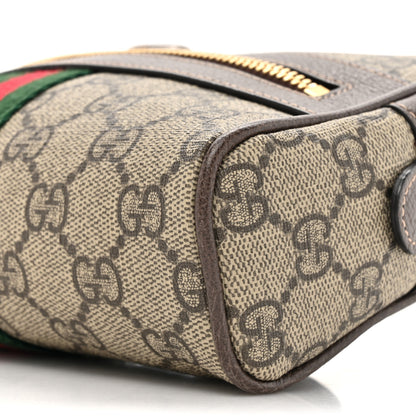 Gucci GG Supreme Monogram Small Ophidia Belt Bag 105 42 Dark Brown 9 of 10