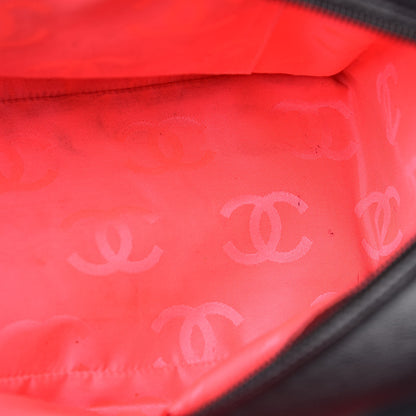 Chanel Calfskin Quilted Large Cambon Multipocket Reporter Black 14 of 24