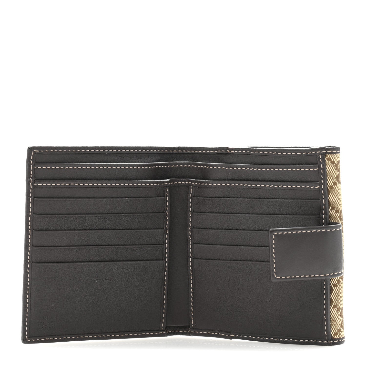 Gucci Monogram Princy Compact French Flap Wallet Brown 5 of 10