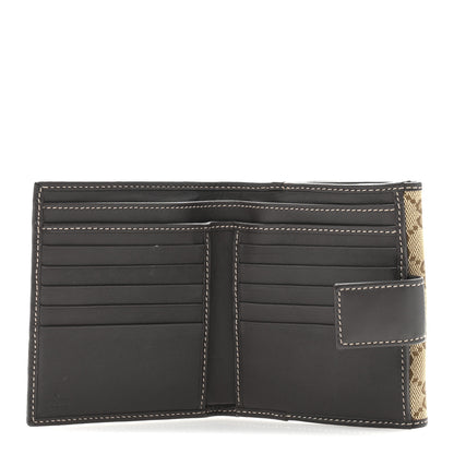 Gucci Monogram Princy Compact French Flap Wallet Brown 5 of 10