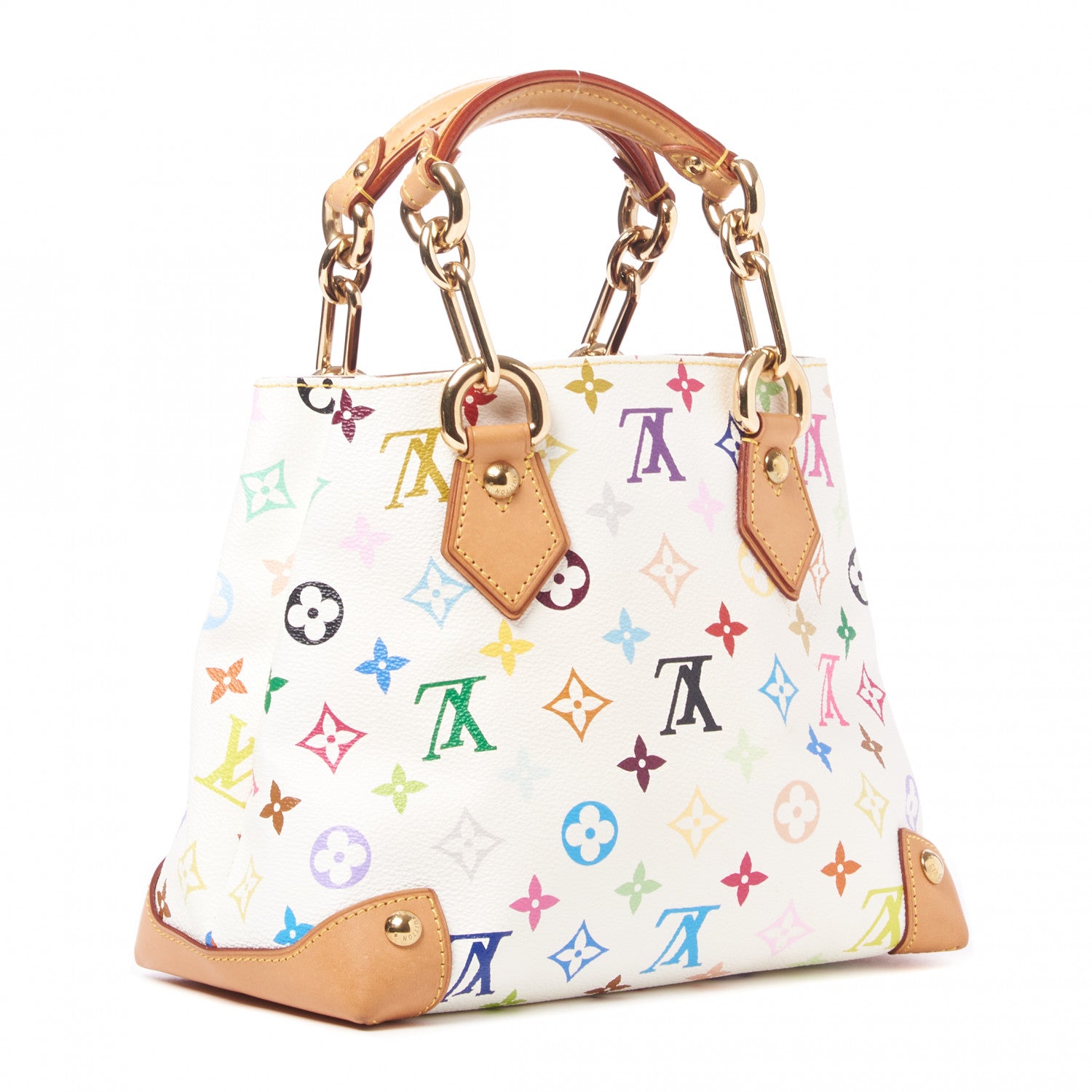 Louis Vuitton Monogram Multicolor Audra White 2 of 8