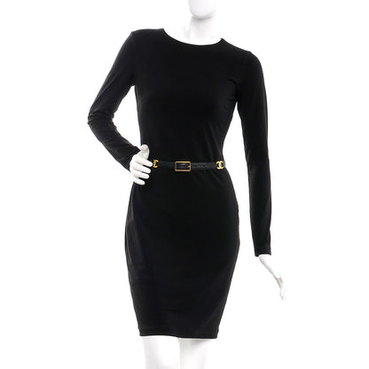Chanel Lambskin CC Belt 65 26 Black 2 of 6