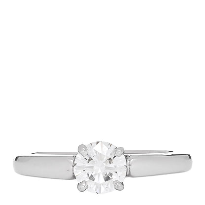 Bulgari Platinum Diamond .51ct Griffe Solitaire Engagement Ring 48 4.5 1 of 7