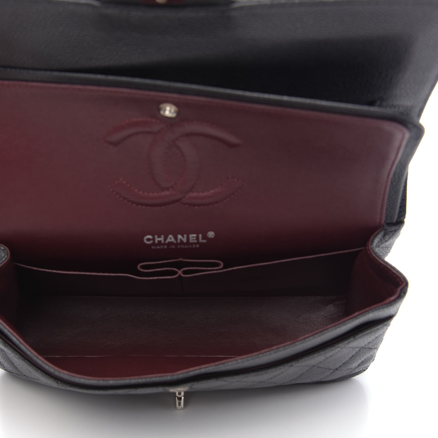 Chanel Caviar Quilted Medium Double Flap Black 5 of 11