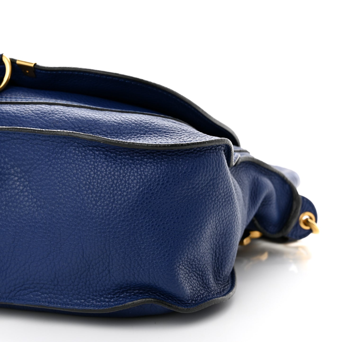 Calfskin Medium Marcie Satchel Sea Water