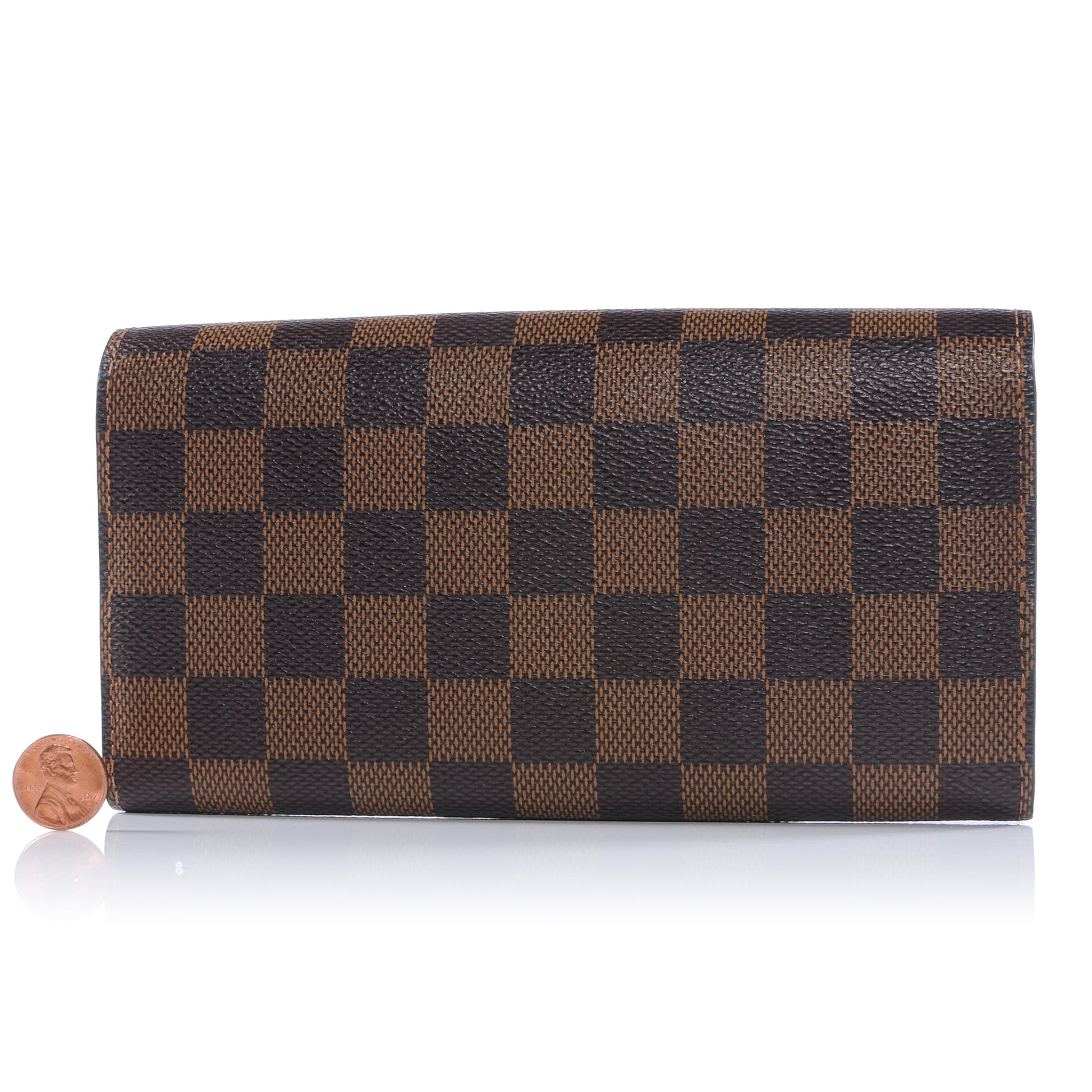 Louis Vuitton Damier Ebene Sarah Wallet 3 of 7