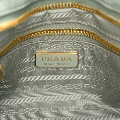 Prada Suede Triangle Mini Bonnie Shoulder Bag Salvia 6 of 9