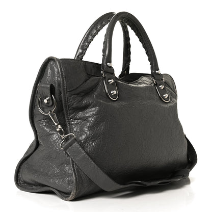 Balenciaga Agneau Silver Metallic Edge Hardware City Gris Cendre 2 of 12